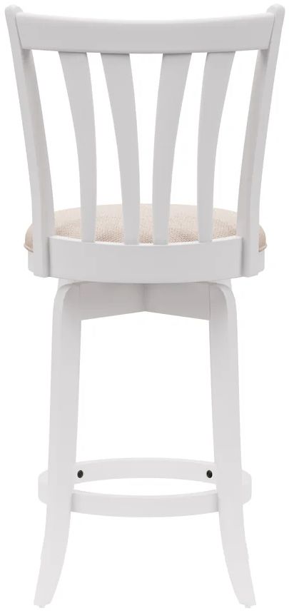 HH2 Home Savana White/Cream Counter Height Stool-4