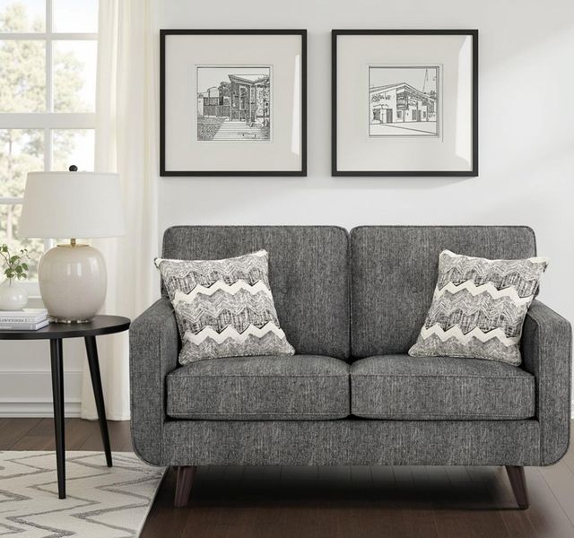 Legends Home Hollywood Stonewash Black Loveseat-1