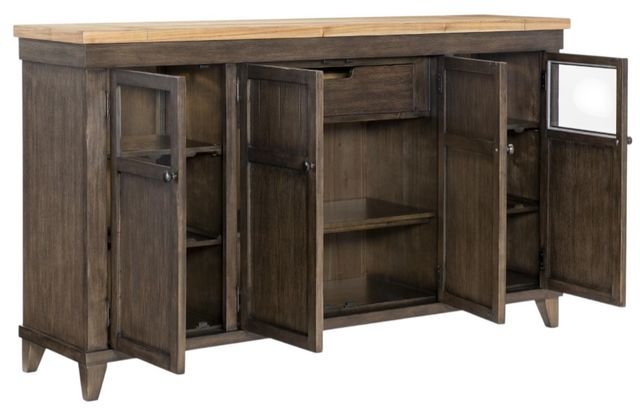 Legacy Classic XXX's and OOO's Amber/Cocoa Credenza-2