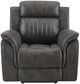 Global Furniture USA U8517 3-Piece Gray Living Room Reclining Seating Set-3