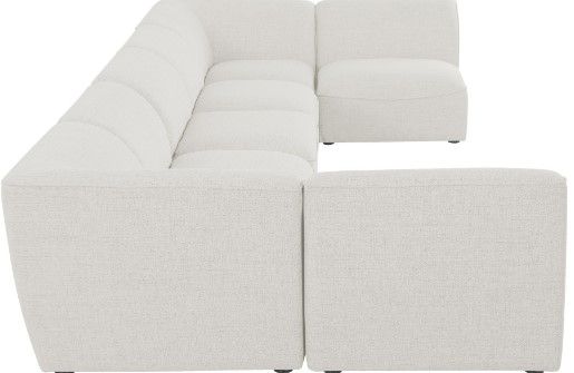 Meridian Furniture Miramar 7-Piece Cream Modular Sectional-2