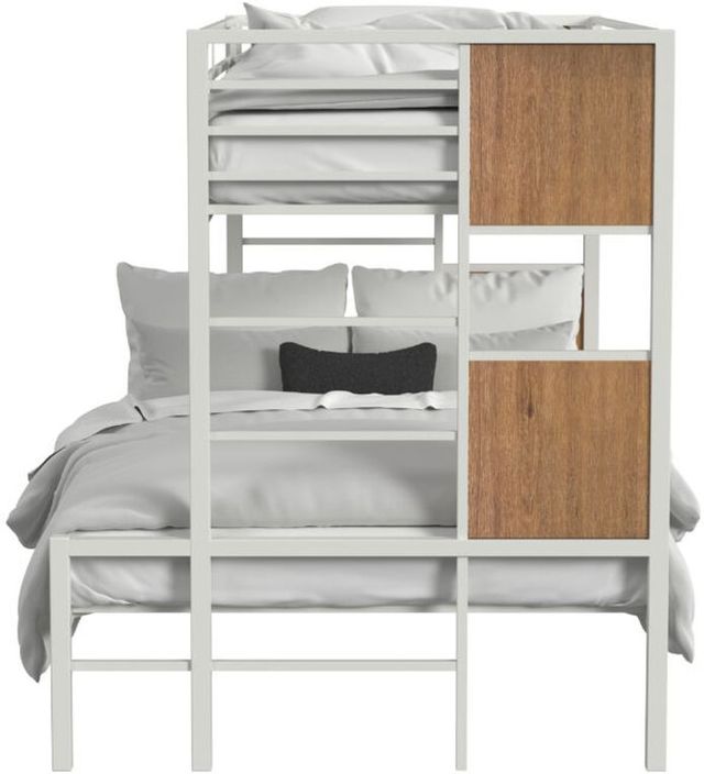 Intercon Midtown Youth White/Monarca Youth Twin Over Full Bunk Bed-2