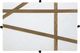Signature Design by Ashley® Braxmore White Marble Top Accent Table with Light Brown Shelve and Black Stand-3