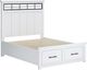 Benchcraft® Ashbryn White Queen Storage Panel Bed-4