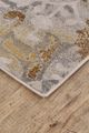 Feizy Cannes Gray/Yellow 1'8" x 2'1 Rug-2