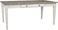 Signature Design by Ashley® Skempton Light Brown Top Rectangular Dining Table with Distressed Grayish White Base