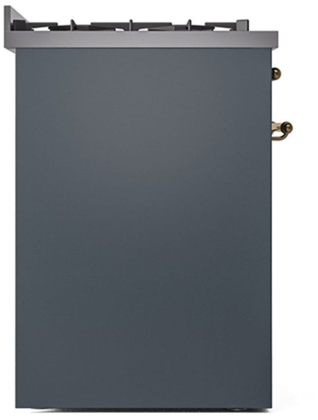 Ilve® Nostalgie II Series 30" Blue Gray Pro Style Dual Fuel Range-2