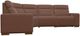 La-Z-Boy® Acadia Chestnut Leather Power Reclining Sectional with Custom Layout Options-3