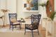 Wildwood Lamps Coastal Gwyneth Indigo/Sand Linen Wing Chair-3