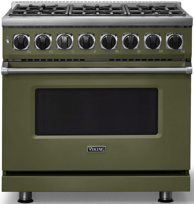 Viking® 7 Series 36" Martini Pro Style Dual Fuel Range-0