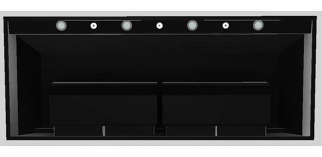 Vent-A-Hood® Designer Series 60" Black Wall Mounted Range Hood-3