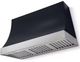 AGA Marquee 48" Gloss Black Wall Mounted Range Hood with Brushed Nickel Trim-0