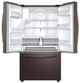 Samsung 22.6 Cu. Ft. Fingerprint Resistant Tuscan Stainless Steel French Door Counter Depth Refrigerator-1