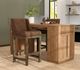International Furniture Direct Seating Brown 43" Bar Stool-1