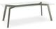 Amisco Customizable Lidya 84" Clear Glass Dining Table-0
