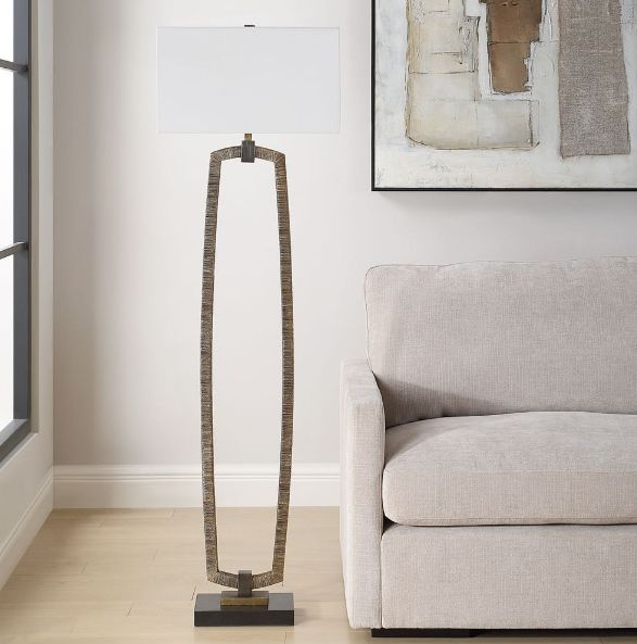 Uttermost® Relic Gold Floor Lamp-2