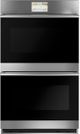 Café™ Minimal 30" Platinum Glass Electric Built In Double Oven-0