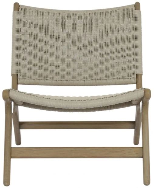 Sunset West Sedona Weathered Natural Materials/Wooden Outdoor Accent Chair-1