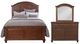 American Woodcrafters 2400 Sedona 3-Piece Cinnamon Cherry Queen Bedroom Set-0