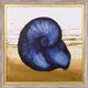 Stylecraft Coastal Blue IV Brown/Blue/Gold Wall Art-0