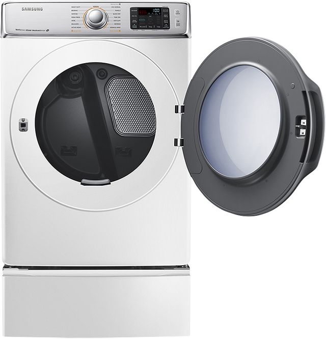 Samsung 9.5 Cu. Ft. White Front Load Gas Dryer-3