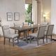 Winners Only® Sanford Gray Trestle Dining Table-1