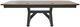 Mavin Customizable 42" x 72" Boat Extendable Dining Table with 12" Leaf-1