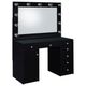 Cena Vanity with Mirror (Black)-0