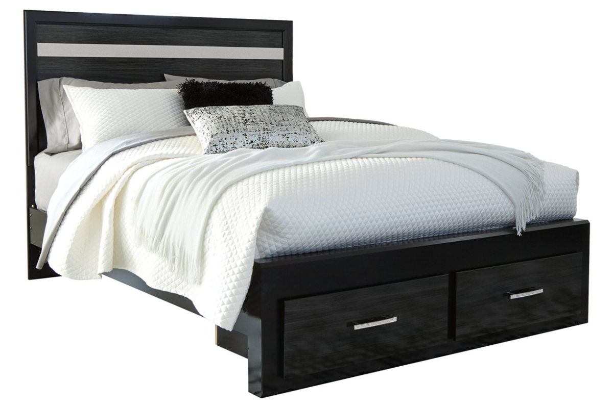 Signature Design by Ashley Starberry Black Queen Panel Storage Bed Farnham s Furniture Galleries Casper Wyoming