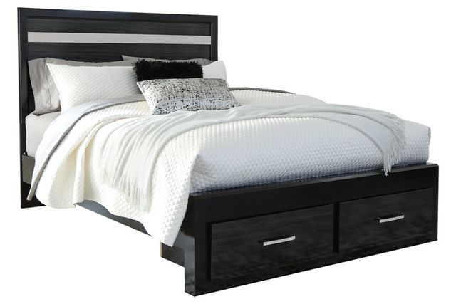 Signature Design by Ashley® Starberry Black Queen Panel Storage Bed-0