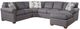 Braxton Culler Customizable Bedford 4-Piece U-Shape Sectional and Chaise-0