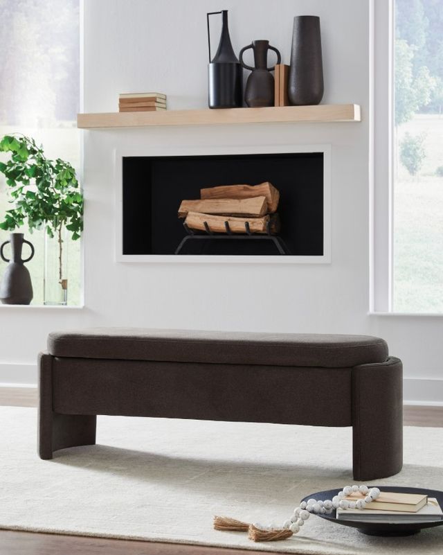 Signature Design by Ashley® Vavuniya Brown Storage Bench-3