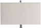 Crestview Collection Neveu Chrome/White Table Lamp-2