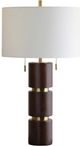 Crestview Collection Evander Brown Column Table Lamp-0