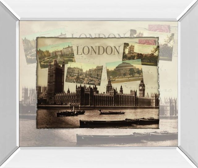 Classy Art London Postcard Framed Wall Art-0