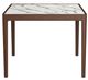 Zuo® Modern Vernon White Dining Table with Walnut Base-1
