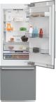 Blomberg® 30 in. 16.4 Cu. Ft. Stainless Steel Built In Counter Depth Bottom Freezer Refrigerator-1