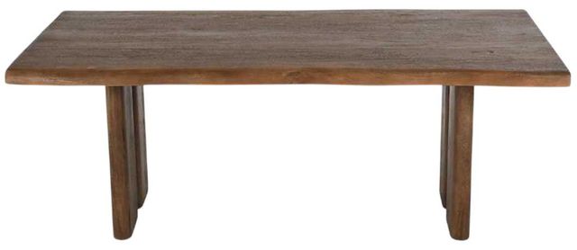 Classic Home Holmes Artisan Brown 80'' Dining Table-3