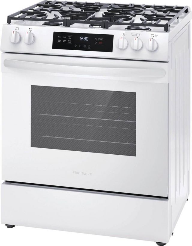 Frigidaire® 30" White Slide In Gas Range-1