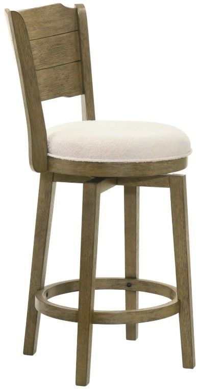 Armen Living Winsley Putty Brown/White Counter Stool-4
