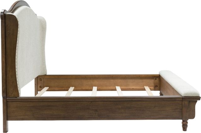 Benchcraft® Sturlayne 3-Piece Brown Queen Upholstered Panel Bedroom Set-3