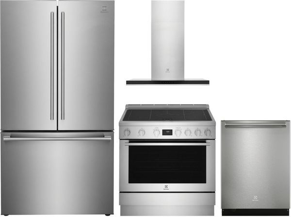 Electrolux 4 Piece Stainless Steel Kitchen Package