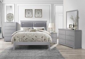 Mazin Furniture Seabright Gray Queen Bed-3