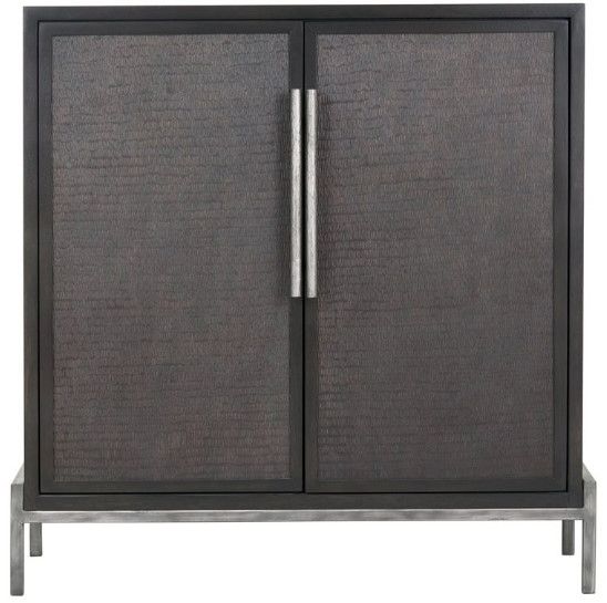 YHD Diego Dark Brown 2-Door Cabinet-2