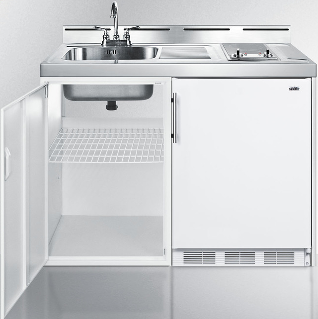 Summit® 48" White All-In-One Kitchenette -1
