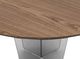 Natuzzi Editions Gira Blonde Ash Small Round Dining Table-1