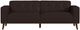 Elements International Destiny Pebble Brown Sofa-2