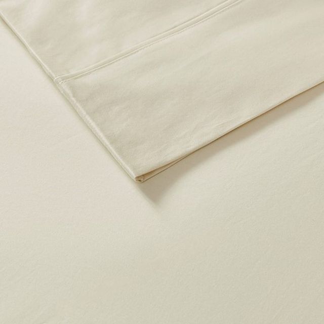 Olliix by Madison Park 6 Piece Ivory California King 800 Thread Count Cotton Rich Sateen Sheet Set-1