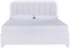 Signature Design by Ashley® Frostlyn White King Upholstered Panel Bed-1