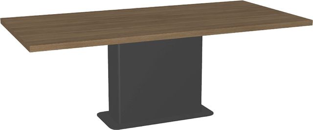 Amisco Customizable Lucarelli 84" Rectangular Dining Table with 1.63" Thermo Fused Laminate Top-0
